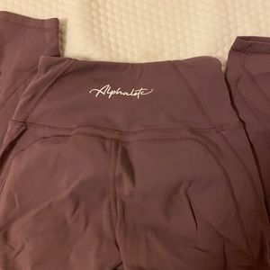 Alphalete leggings, purple XS
